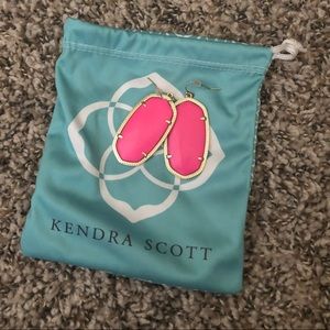 Kendra Scott Danielle Earrings Hot Pink